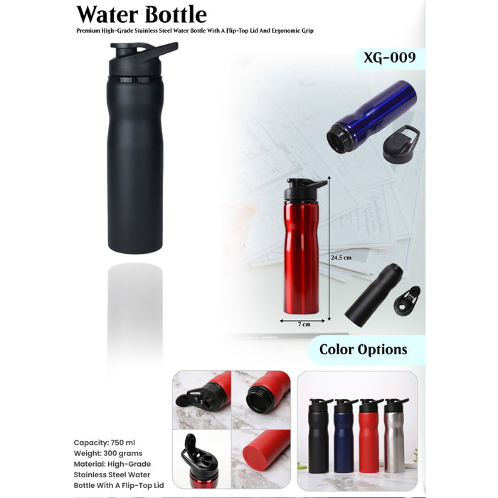 Premium High- Grade Stainless Steel With Flip- Top Lid And Ergonomic Grip XG-009
