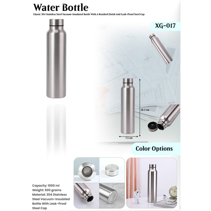 Classic Stainless Steel Vacuum -Insulated And Leak Proof Steel Cap XG-017