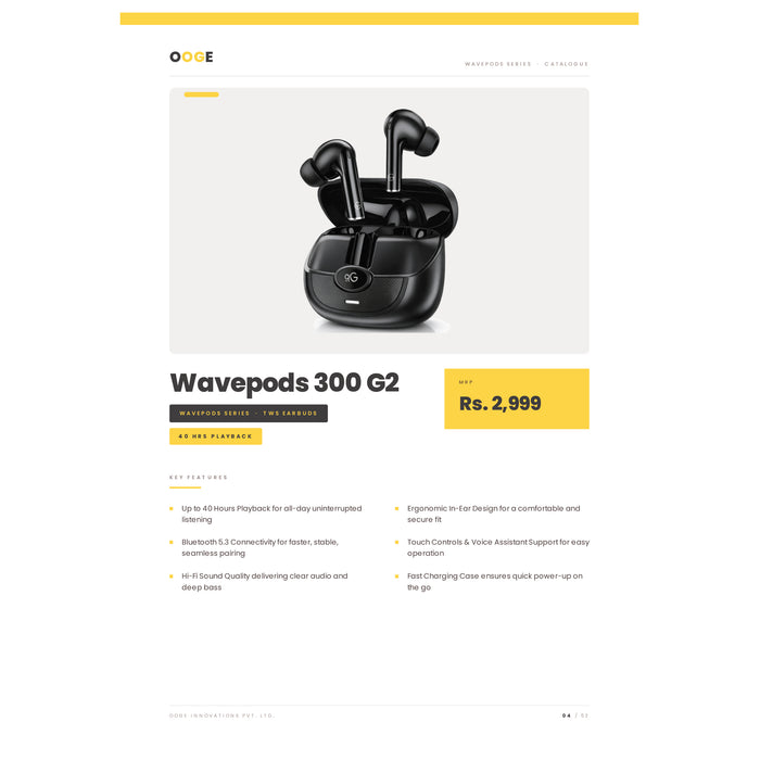 OOGE- Wavepods 300 G2