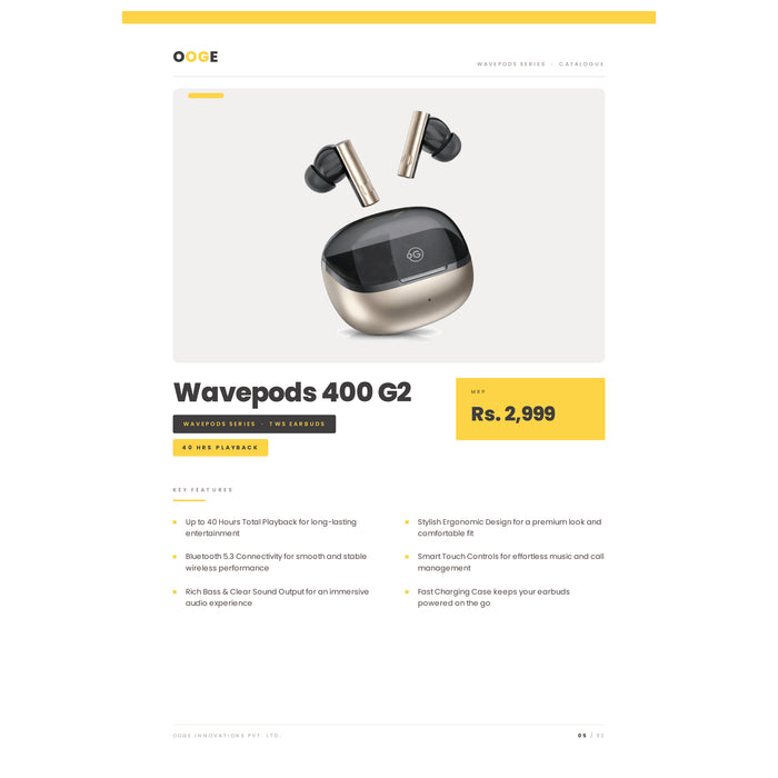 OOGE- Wavepods 400 G2