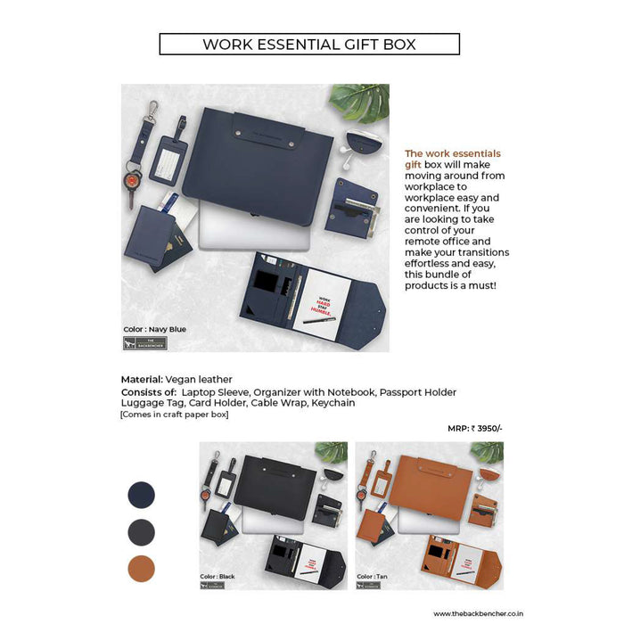 The Back Bencher - Work Essentials Gift Box