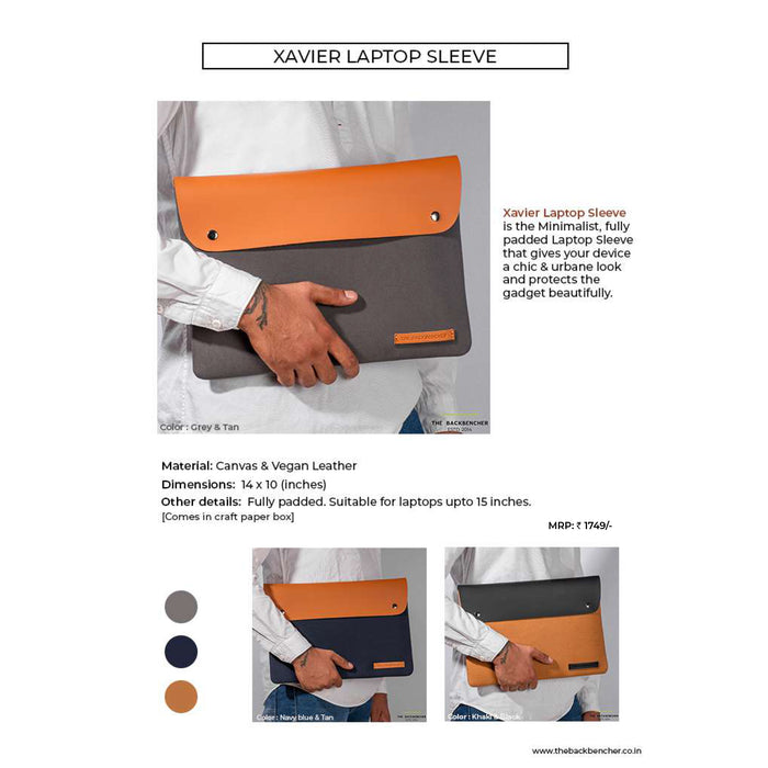 The Back Bencher - Xavier Laptop Sleeve