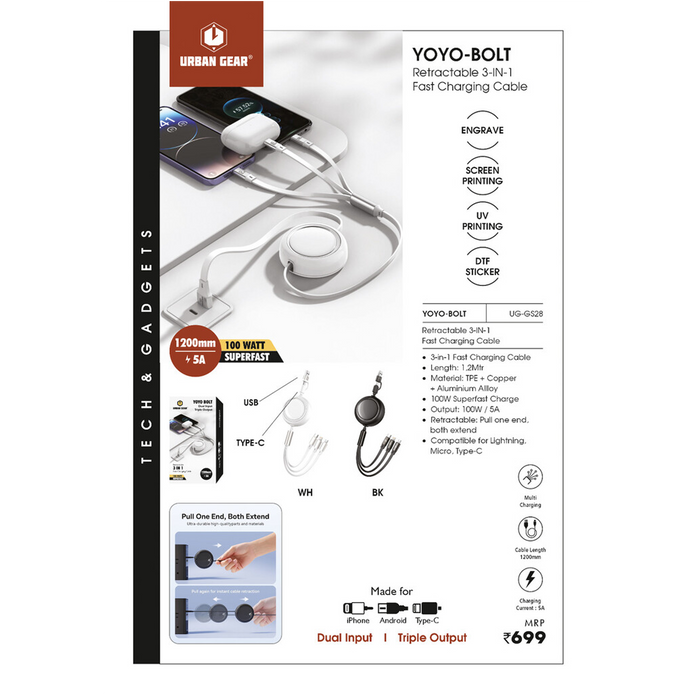 URBAN GEAR - Yoyo bOLT - UG-GC28