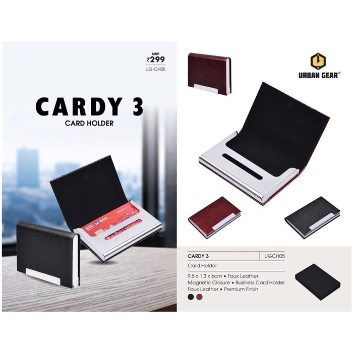 URBAN GEAR - Cardy 3.0 - Elegant Style Card Holder-  UG-CH05