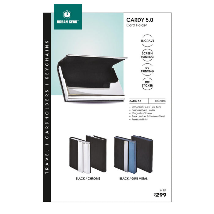 URBAN GEAR - Cardy 5.0 - Elegant Style Card Holder  -  UG-CH10