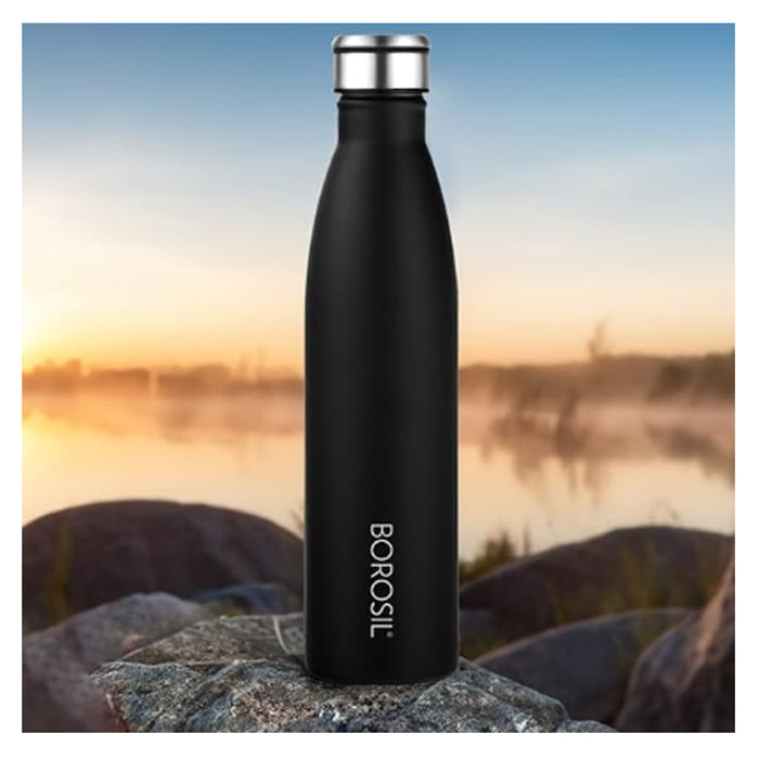 Borosil - Fresh Black  Bottle