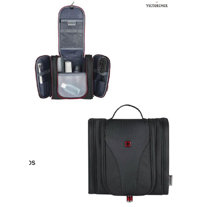 Wenger- Travel Accessories Refresh Hanging Toiletry Kit Black