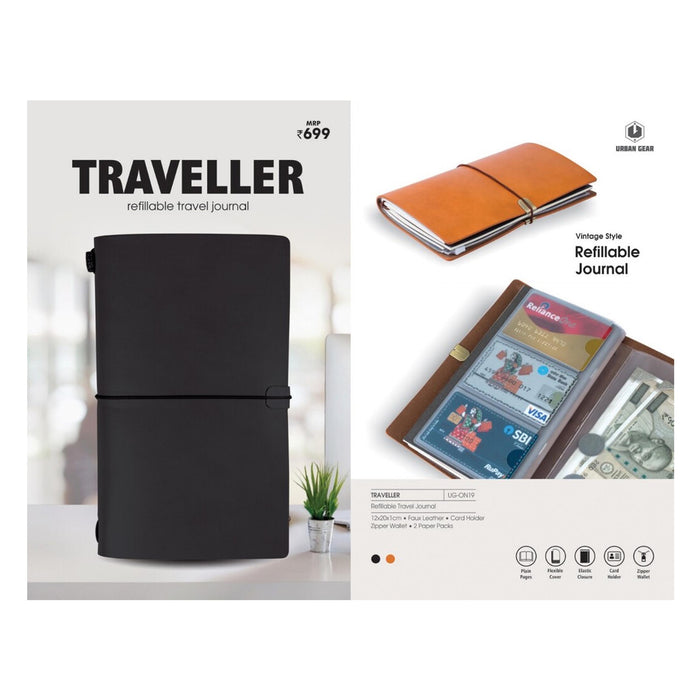Refillable Travel Journal - UG-ON19