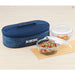 2 Round Microwavable Glass Lunch Box (Classic Flat) - ICYTRD2400H - Mudramart Corporate Giftings