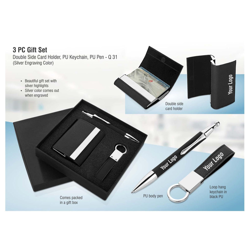 2 in 1 Gift Set Made of leather TL1109 | Corporate Gifts