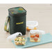 3 Square Microwavable Glass Lunch Box (Foodluck Olive) - ICYCSOSS320 - Mudramart Corporate Giftings