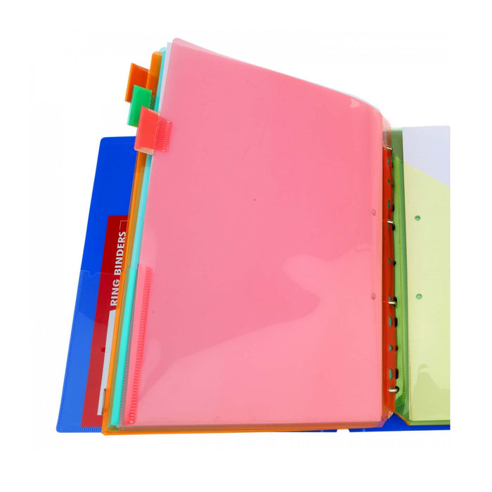 5 Document Pockets Dividers with Insertable Tabs, DD105 - Mudramart Corporate Giftings