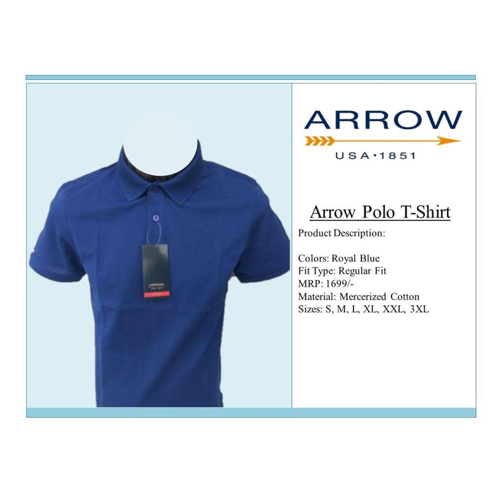 Arrow Polo T Shirt Mercerized — Mudramart Corporate Giftings