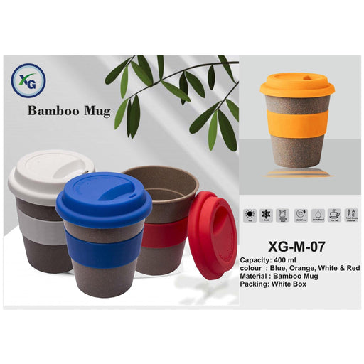 BAMBOO MUG WITH BOX -XG - M07 - Mudramart Corporate Giftings