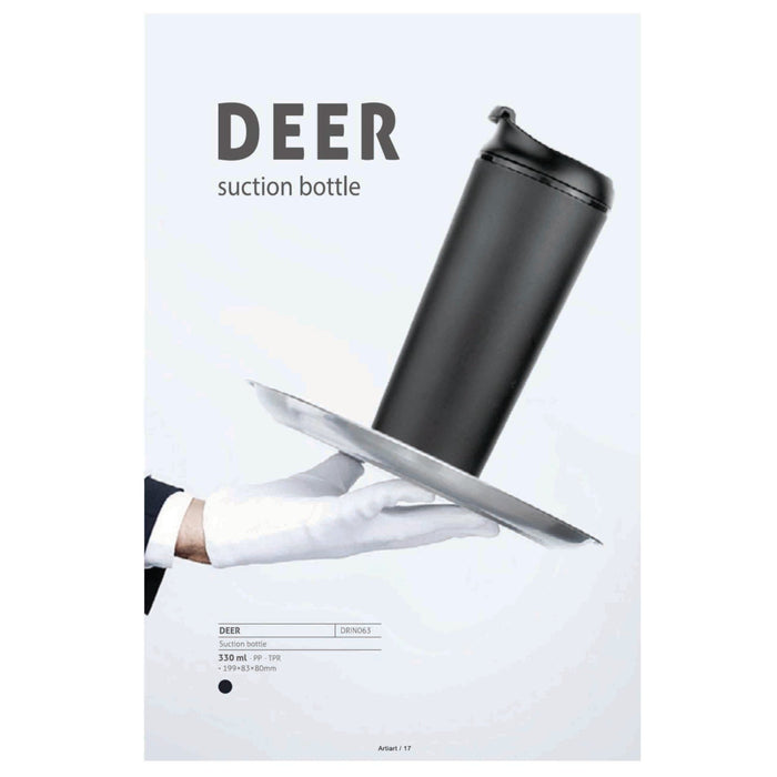 Deer Thermal Suction Bottle 330ml - DRIN063 - Mudramart Corporate Giftings