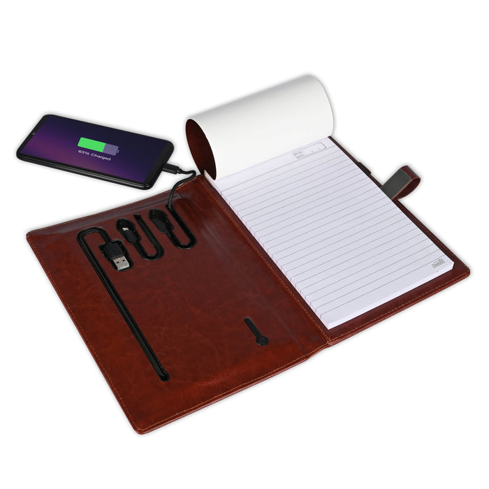 Diary Notepad 5000 mAh - Mudramart Corporate Giftings