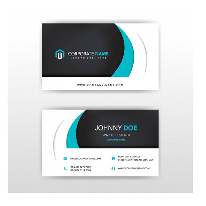 Double Side Standard Visiting Cards - Mudramart Corporate Giftings