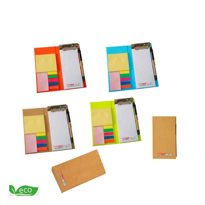 Eco-Friendly Mini-Clipboard Pad With Sticky Note - Mudramart Corporate Giftings