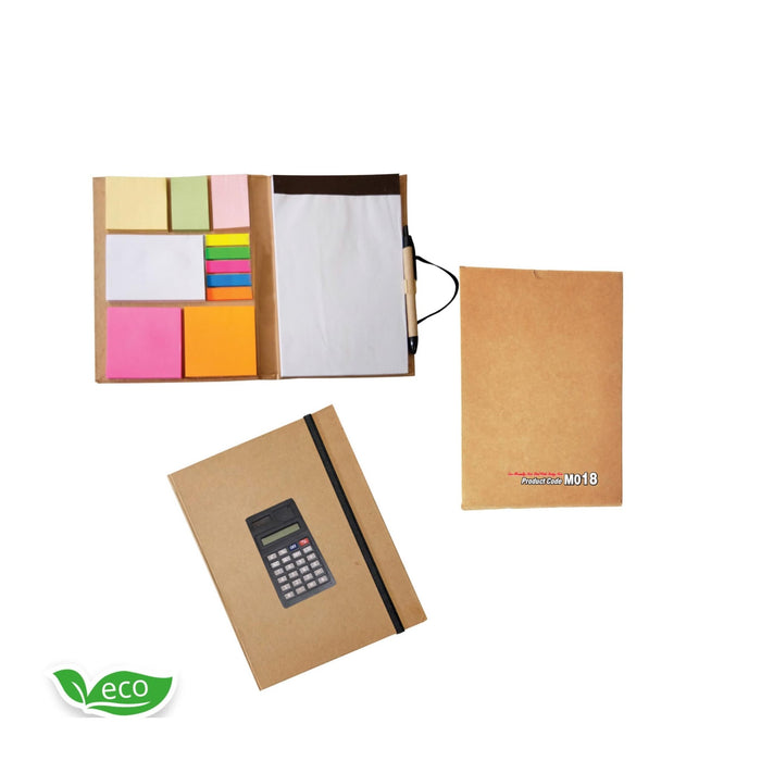 Eco - Friendly Note Pad With Calculator With Sticky Note - Mudramart Corporate Giftings