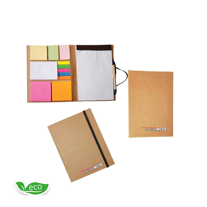Eco - Friendly Note Pad With Sticky Note - Mudramart Corporate Giftings