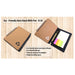 Eco Notebook with Pen and Sticky Pads - B 50 - Mudramart Corporate Giftings