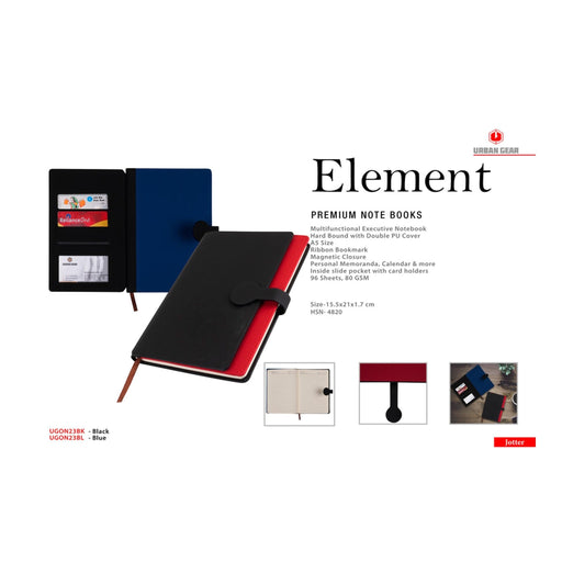 Element Premium Note Books - Mudramart Corporate Giftings
