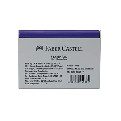 Faber-Castell Stamp Pad - Medium (Violet) - Mudramart Corporate Giftings