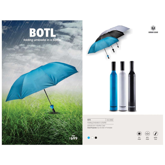 Folding Umbrella in a Bottle - UG-UM02 - Mudramart Corporate Giftings