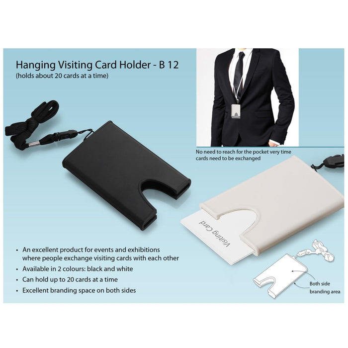 Hanging Visiting Card Holder - B 12 - Mudramart Corporate Giftings