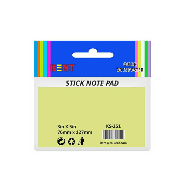 Kent Sticky note pad 3x5 - Pack of 12 - Mudramart Corporate Giftings