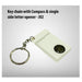 Key Chain With Compass & Single Side Letter Opener - J02 - Mudramart Corporate Giftings