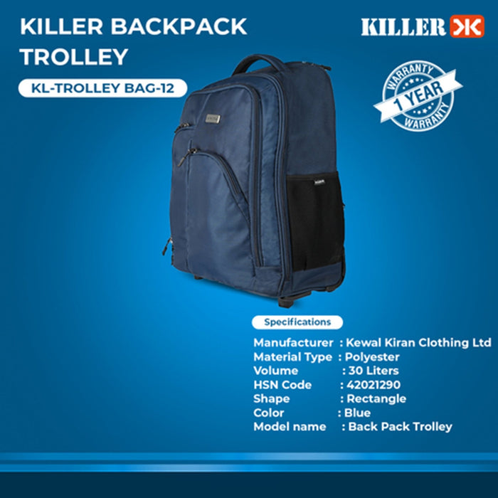 Killer Bag Pack Trolley - Mudramart Corporate Giftings