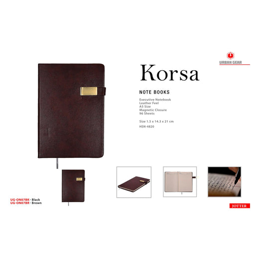 Korsa Note Books - Mudramart Corporate Giftings