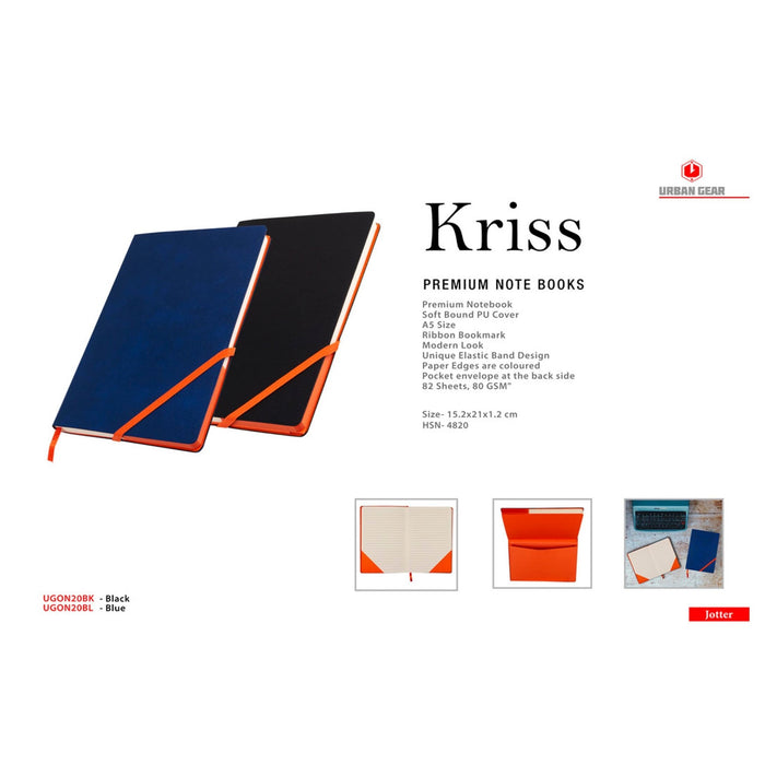 Kriss premium note books - Mudramart Corporate Giftings