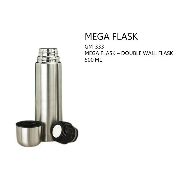 Mega Flask Double Wall Flask - 500ml- GM-333 - Mudramart Corporate Giftings