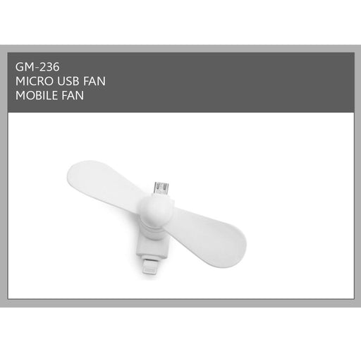 Micro USB Fan Mobile Fan - GM-236 - Mudramart Corporate Giftings