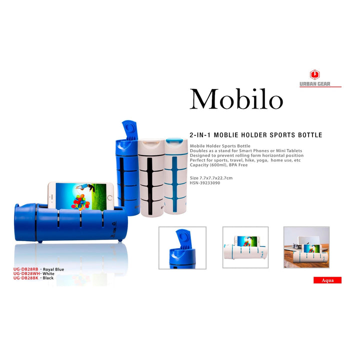 Mobilo 2-in-1 Moblie Holder Sports Bottle (600ml) - Mudramart Corporate Giftings
