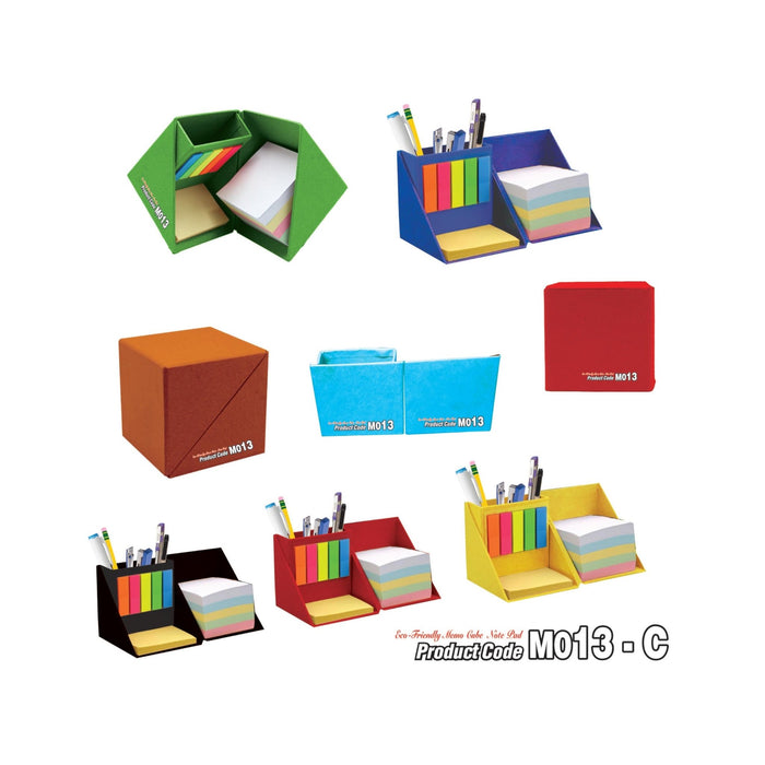 Multi Colour Memo Cube Note Pad - Mudramart Corporate Giftings