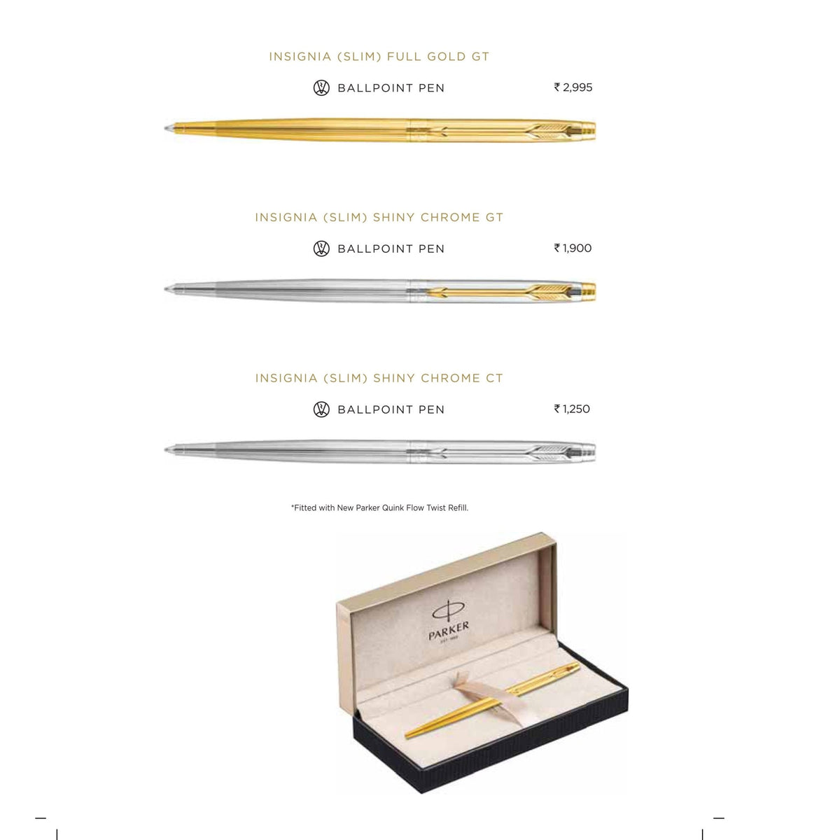 Parker Insignia Pen — Mudramart Corporate Giftings