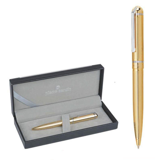 Pierre Cardin Crown Bright Gold Ball Pen - Mudramart Corporate Giftings