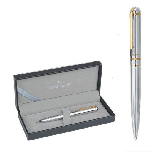 Pierre Cardin Crown White Gold Ball Pen - Mudramart Corporate Giftings