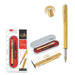 Pierre Cardin Floral Satin Gold Roller Pen - Mudramart Corporate Giftings