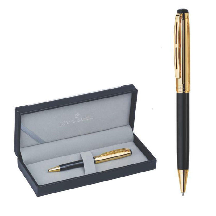 Pierre Cardin Gold Stone Black in Gold Exclusive Ball Pen - Mudramart Corporate Giftings