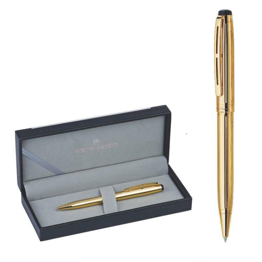 Pierre Cardin Gold Stone Bright Gold Exclusive Ball Pen - Mudramart Corporate Giftings