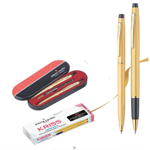 Pierre Cardin Kriss Set of Roller Pen & Ball Pen - Mudramart Corporate Giftings