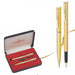 Pierre Cardin Nobless Satin Gold Finish Exclusive set of Roller Pen & Ball Pen - Mudramart Corporate Giftings