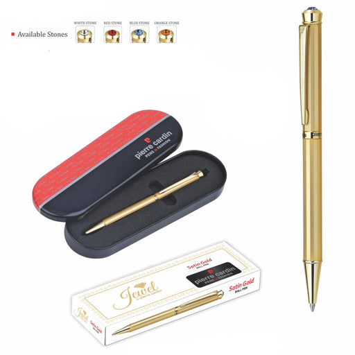 Pierre Cardin Satin Gold Ball Pen - Mudramart Corporate Giftings
