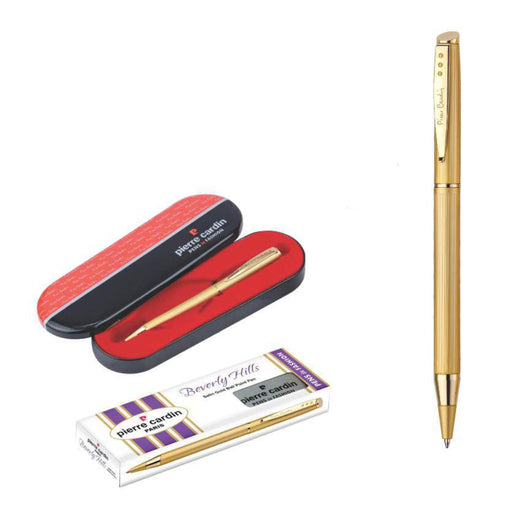 Pierre Cardin Satin Gold Ball Point Pen - Mudramart Corporate Giftings