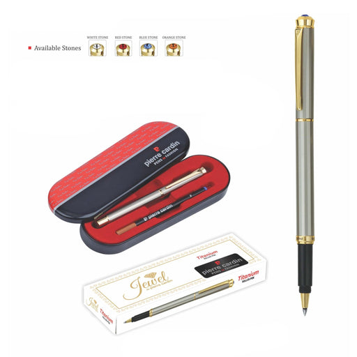 Pierre Cardin Titanium Roller Pen - Mudramart Corporate Giftings