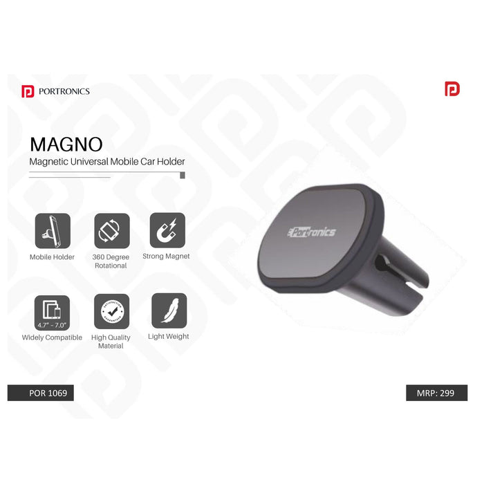 Portronics Magnetic Universal Mobile Holder - POR 1069 - Mudramart Corporate Giftings